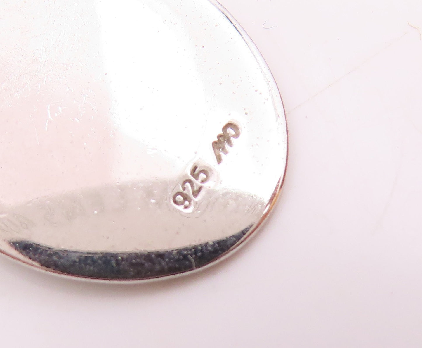 925 Silver  Vintage Genuine Diamonds Infinity Best Friends Pendant  PT16262