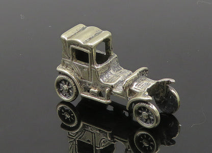 925 Sterling Silver  Vintage Shiny Old Fashioned Car Trinket  TR2806
