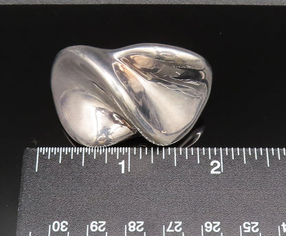 FREDERIC J. DUCLOS 925 Silver  Vintage Modernist Non Pierced Earrings EG11897