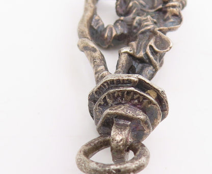 925 Sterling Silver Vintage Pendant St. Christopher & Infant Jesus Charm PT25772