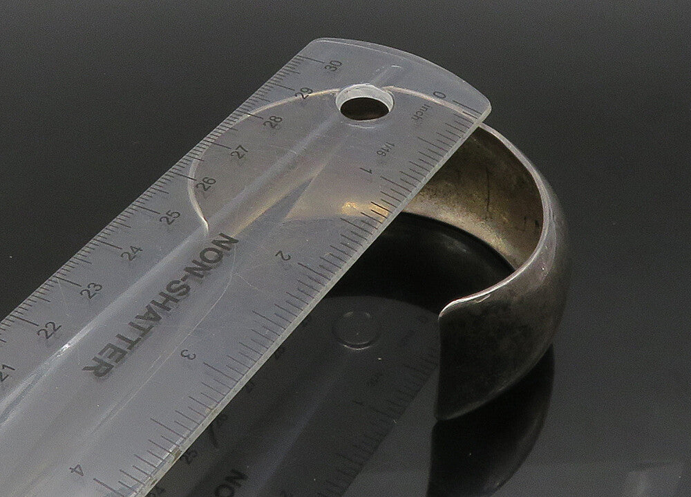 MARY RITA PADILLA NAVAJO 925 Silver  Vintage Minimalist Cuff Bracelet BT9153
