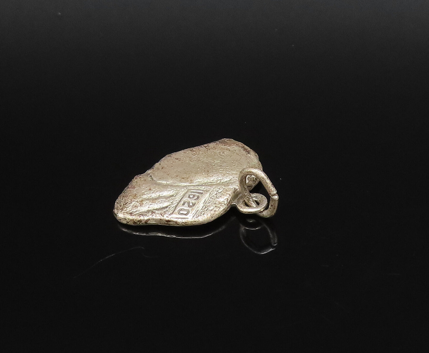 925 Sterling Silver  Vintage 1620 Plymouth Rock Medal Charm Pendant  PT21530
