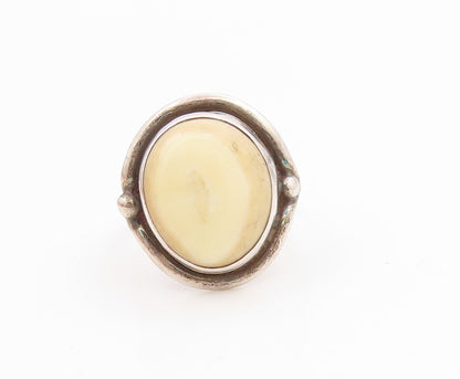 925 Sterling Silver Vintage Ring BISBEE BOB NAVAJO Gemstone  Sz 8.5  RG35975