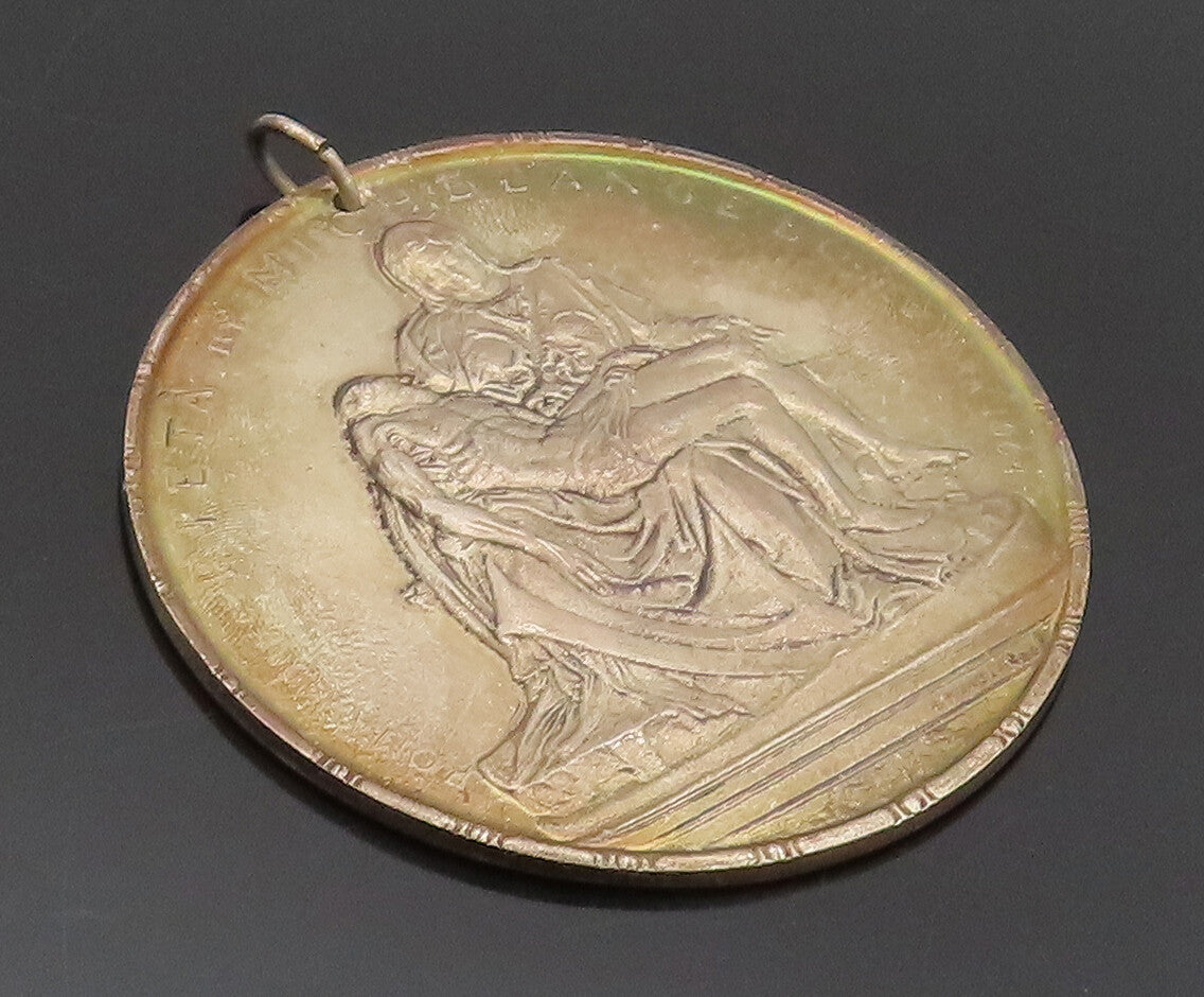 925 Sterling Silver Vintage Pendant TOWLE 1964 Large Michelangelo PT22496