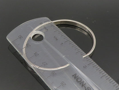 925 Sterling Silver  Vintage Minimalist Engraved Friend Cuff Bracelet  BT9414