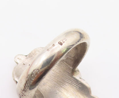 925 Sterling Silver Vintage Ring BUCCELLATI Antique Pebble Band  Sz 3.5  RG36405