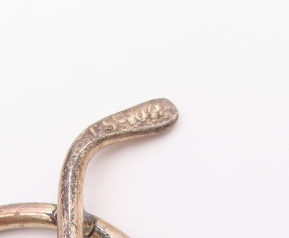 MEXICO 925 Sterling Silver  Vintage Reading Eye Glasses Brooch Pin  BP9132