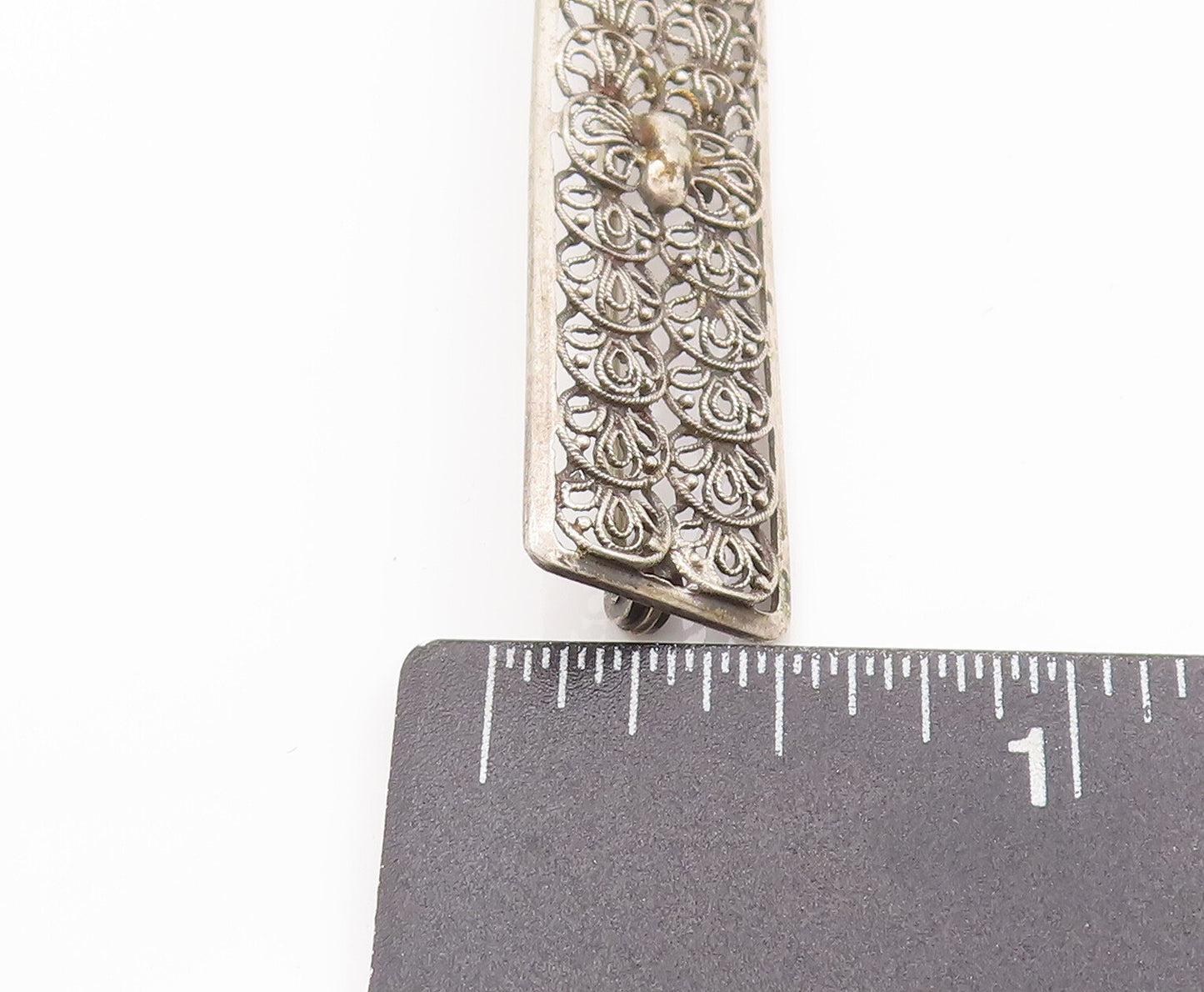 925 Sterling Silver Vintage Brooch Pin WILL NONNENMANN European Filigree BP10699