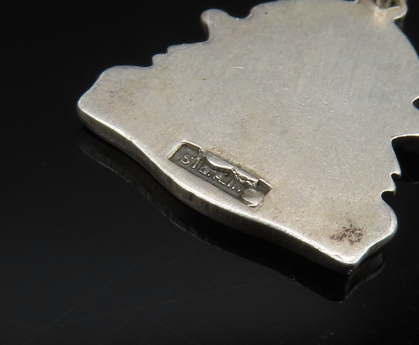 925 Sterling Silver  Vintage Cub Scouts BSA Den Mother Pendant  PT20463