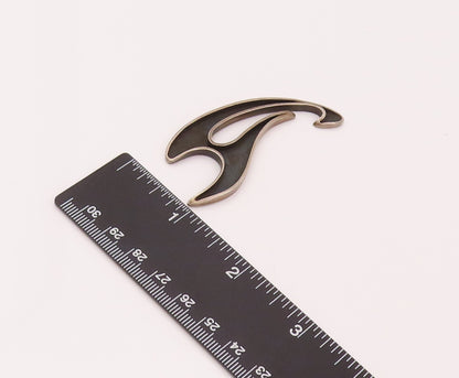 925 Sterling Silver  Vintage Designer Swirly Fire Like Bottle Opener  TR3479