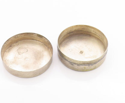 925 Sterling Silver Vintage Pill Box Middle East Islamic Trinket OPENS  TR4005