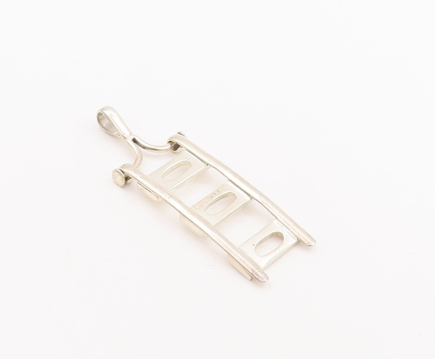 925 Sterling Silver Vintage Pendant Designer Solid Ladder  PT23436