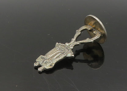 HOLLAND 925 Sterling Silver  Vintage Old Couple Table Trinket Souvenir  TR3164