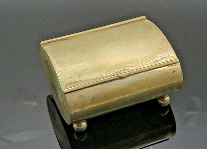 A. KUHN GERMANY 830 Silver Vintage Antique Large Jewelry Trinket Box  TR2890