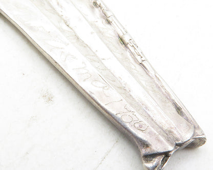 925 Sterling Silver  Vintage Shiny Standing Soldier Motif Pendant  PT7886