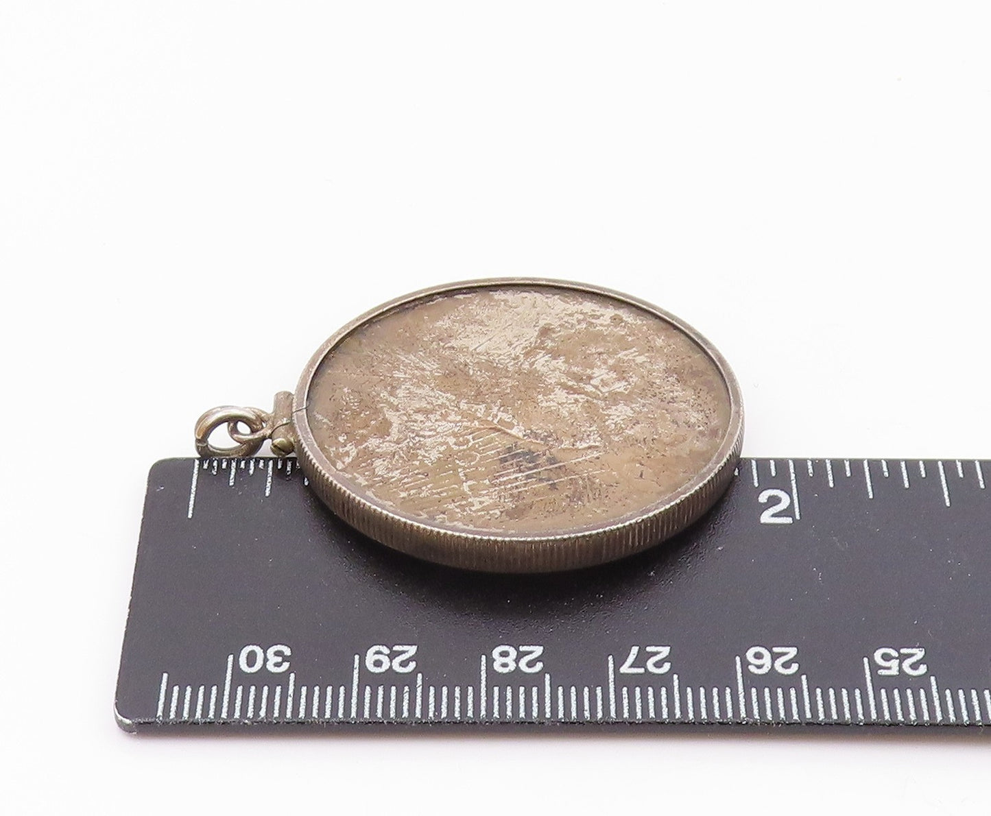 925 Sterling Silver  Vintage 1923 Dollar United States Coin Pendant  PT15902