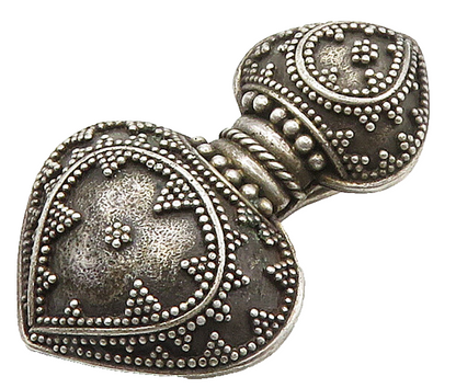 JOHN HARDY 925 Sterling Silver Vintage Ornate Detail Single Earring  EG8174