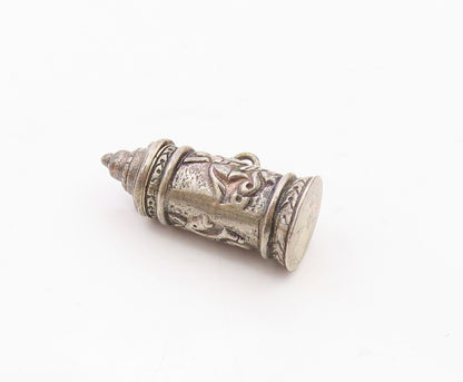 925 Sterling Silver  Vintage German Style Beer Mug Pendant (OPENS)  PT19086