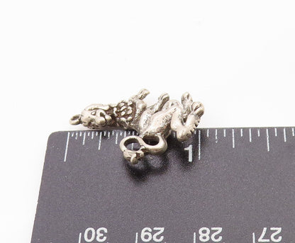 925 Sterling Silver Vintage Pendant Majestic Regal Lion Leo Zodiac Charm PT24815