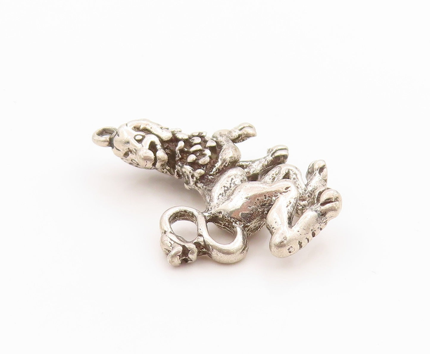 925 Sterling Silver Vintage Pendant Majestic Regal Lion Leo Zodiac Charm PT24815