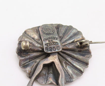 925 Sterling Silver Vintage Brooch MARGOT DE TAXCO Ballerina Dancer Pin  BP12072