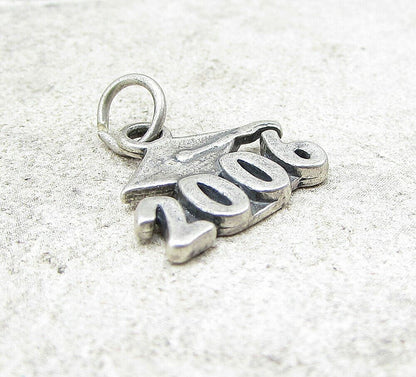 925 Sterling Silver 2006 Graduation Charm Pendant  PT1031
