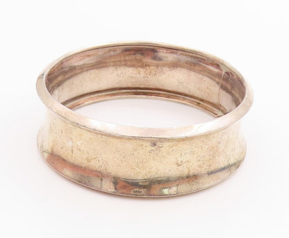 925 Sterling Silver Vintage Bracelet Minimalist Broad Bangle  BT11329