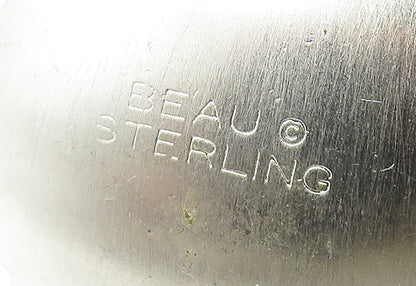 925 Sterling Silver  Vintage Shiny Happy Anniversary Round Pendant  PT8915