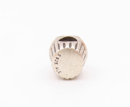 PANDORA 925 Silver & 14K Gold  Vintage Cupcake Motif Slide Pendant  PT18149