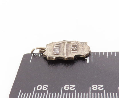 925 Sterling Silver Vintage Pendant Mohawk Trail Massachusetts Charm PT25121
