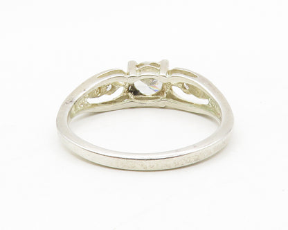 AVON 925 Sterling Silver  Sparkling Cubic Zirconia Band Ring Sz 11  RG13976