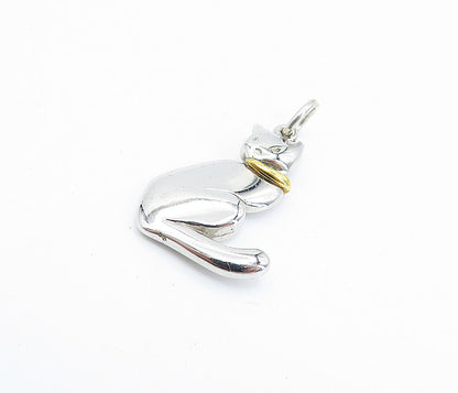 MINK MEADOWS 925 Sterling Silver  Vintage Public Library Pendant  PT5384