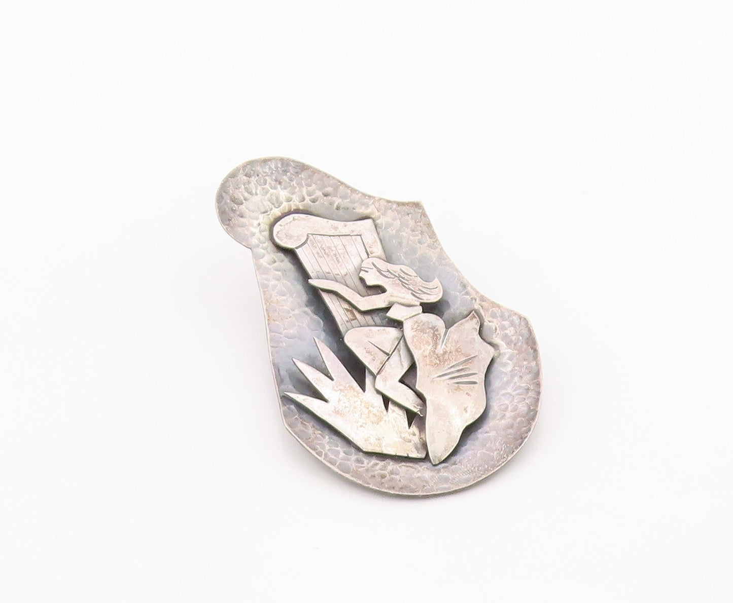 925 Sterling Silver Vintage Brooch Pin BEZALEL ISRAEL Figural Folk Art  BP12560
