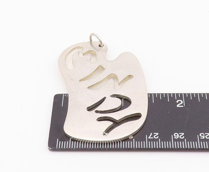 925 Sterling Silver Vintage Pendant TENDLER Modernist Cutout Locket  PT26003