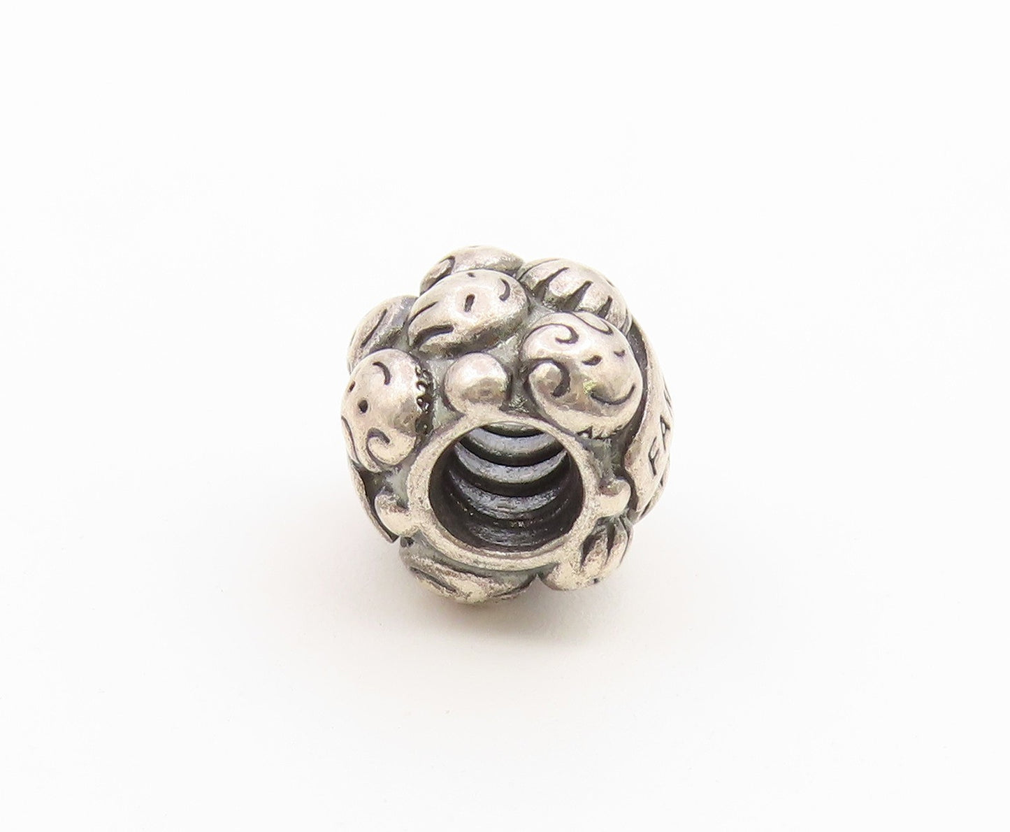 925 Sterling Silver Vintage Pendant PANDORA  Love & Family Faces Bead  PT26620