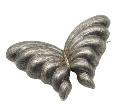 TIFFANY MEXICO 925 Silver  Vintage Dark Tone Butterfly Brooch Pin  BP7124