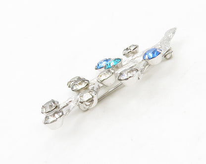 VAN DELL 925 Silver Shiny Multi Color Topaz Tree Branches Brooch Pin BP5132