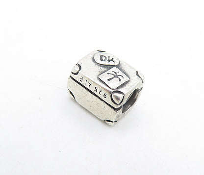 PANDORA 925 Sterling Silver  Vintage Petite Suitcase Slide Pendant  PT5393