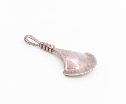 925 Sterling Silver Vintage Pendant RLM STUDIO Modernist Fan Shape Charm PT25255