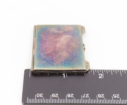925 Sterling Silver Vintage Compact Box ENGLAND Classic Photo Frame OPENS TR4107