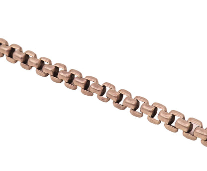 JOHN HARDY 925 Sterling Silver Vintage Box Chain 3D Bracelet  BT9840