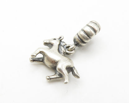 PANDORA 925 Sterling Silver  Vintage Petite Galloping Horse Pendant  PT11225