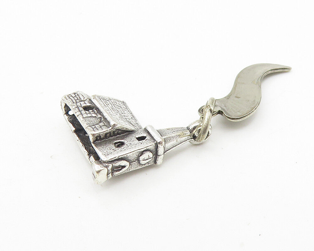 925 Sterling Silver  Vintage Petite Church House New York Pendant  PT9256