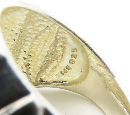 925 Sterling Silver  Vintage Shiny Concave Dome Band Ring Sz 7  RG16894