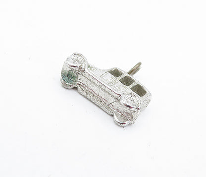925 Sterling Silver  Vintage Petite Old Fashioned Car Motif Pendant  PT3830