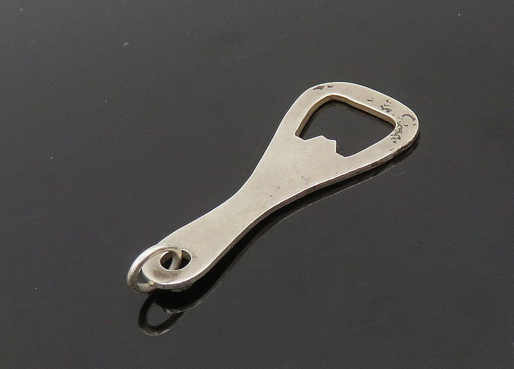 DENMARK 925 Sterling Silver Vintage Bottle Opener Motif Pendant  PT16495