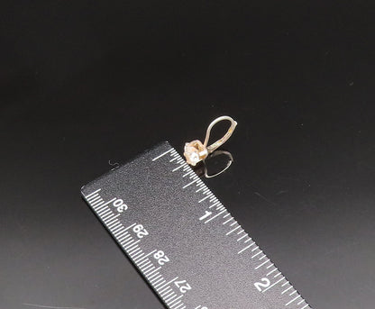 925 Silver  Vintage Dainty Cubic Zirconia Love Heart Drop Earrings  EG11920