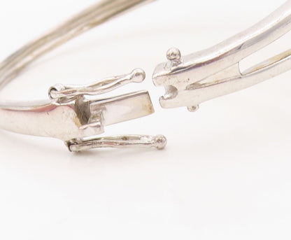 925 Sterling Silver Vintage Bracelet Marquise Cut Gemstone Halo Topaz  BT10734