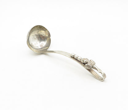 MEXICO 925 Sterling Silver  Vintage Grape Vine Detail Soup Spoon  TR1564