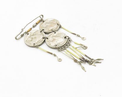 925 Sterling Silver  Vintage Antique United States Coin Brooch Pin  BP4072